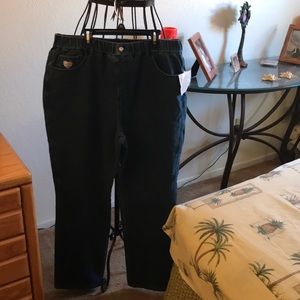 NWT Blue jeans with silver rhinestone heart